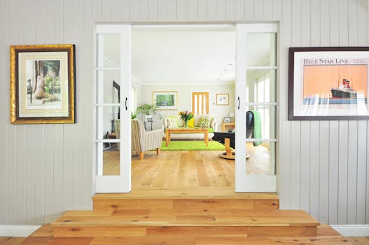 bamboo flooring in a tiny house