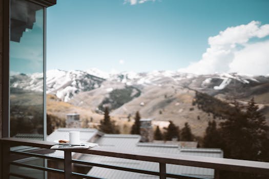 cozy balcony retreat