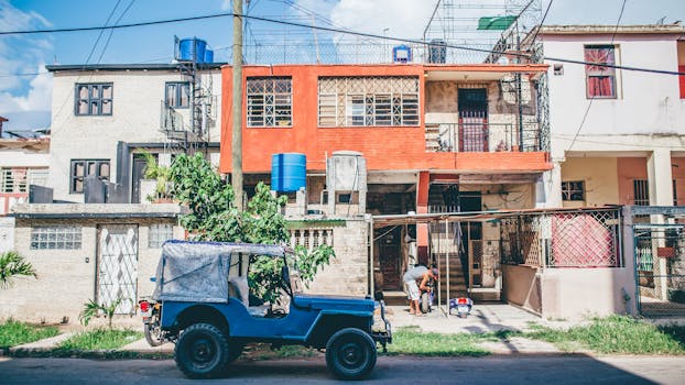 Tiny house in an urban setting