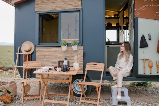 a cozy tiny house on wheels